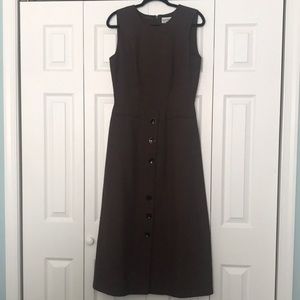 Kasper coco brown dress